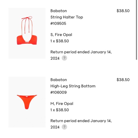 Aritzia Other - Aritzia fire opal bikini